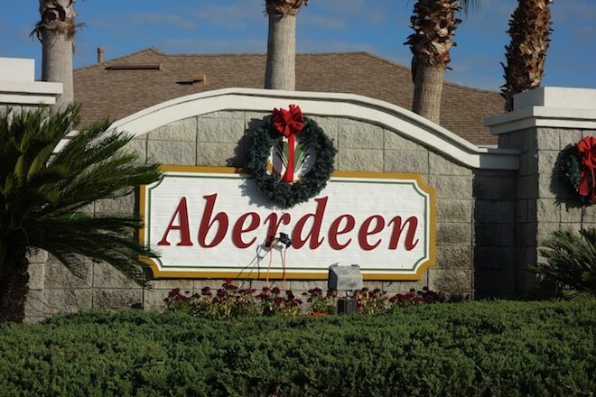 Aberdeen is located in beautiful Viera. This grand subdivision sits on the front 9 holes of the pristine four-star-rated Viera East Golf Course.