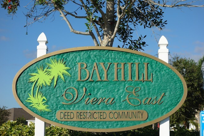 In the heart of beautiful Viera is the charming community, Bayhill. With exceptional single family homes crafted by prominent homebuilders, Holiday Builders, this is a gorgeous place to reside. Lots in Bayhill tend to range from 50' by 120' in size and have the added luxury of unbelievable views of its conservation areas and glistening lake.