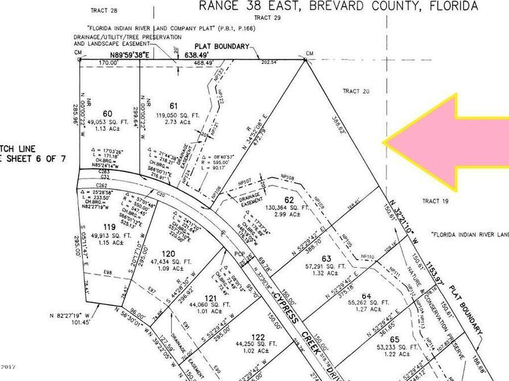 5657 Cypress Creek Drive, Grant Valkaria, FL 32949 Vacantland Listing